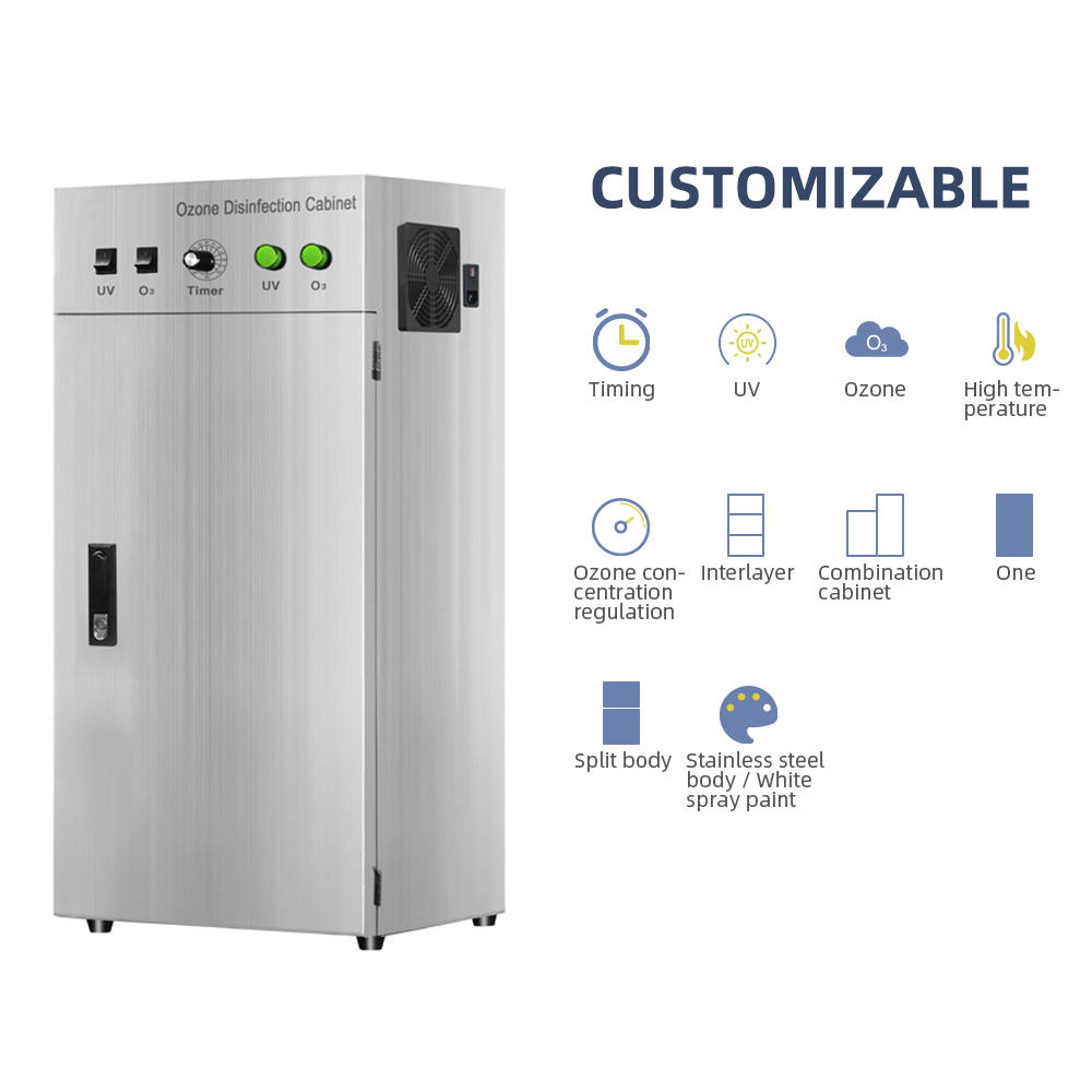 Qlozone UV Ozone Disinfection Sterilization Cabinet For Archive Office Bank Using